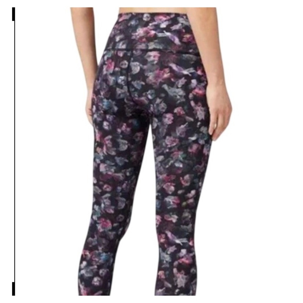 NWOT Lululemon Wunder Under HR Tight *Nulux 25" Floral Size 2 Activewear Yoga
